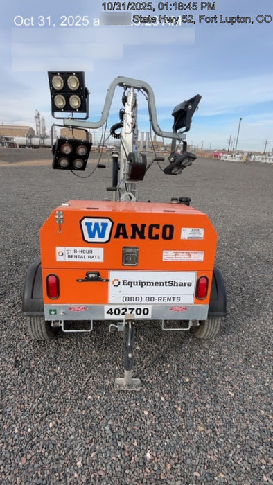 2024 Wanco WLTT-4MM4K Diesel, Deep Sea Controller, Shore Power Plug, Auto Start, (4) 350W LED Floodlights, 4kW Generator, 60 Gal Fuel Tank, 2" Ball, T3