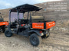2022 Kubota RTV-X1140W-H Plastic Canopy, Windshield Acrylic Clear, LED Strobe Light, Wire Harness Kit, Back up Alarm
