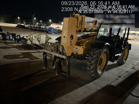 2019 JCB 506-36 Canopy, 74 HP, Foam Filled Tires, STD Worklight, Beacon, Aux Hydraulics, Lifting Eye, Back up Alarm 48" Carriage/48" Forks