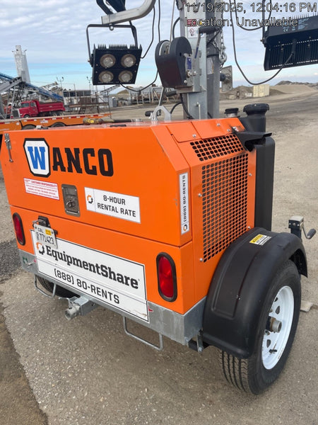 2024 Wanco WLTT-4MM4K Diesel, Deep Sea Controller, Shore Power Plug, Auto Start, (4) 350W LED Floodlights, 4kW Generator, 60 Gal Fuel Tank, 2" Ball, T3