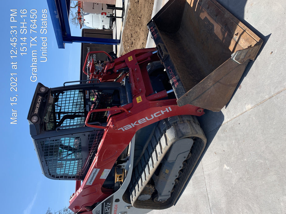 2020 Takeuchi TL12V-2 Cab, Rubber Track