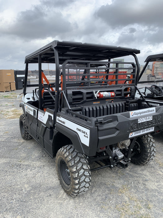 2022 Kawasaki Mule PRO-DXT Standard Options, Backup Alarm, Beacon, Plastic Hard Top, Poly Windshield, Horn Kit