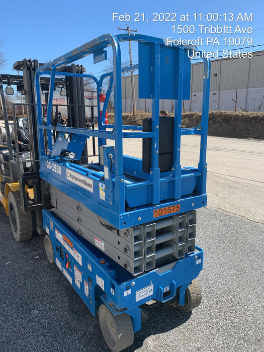 2020 Genie GS-1930 Fixed rails with chain entry gate - Pre A92.20