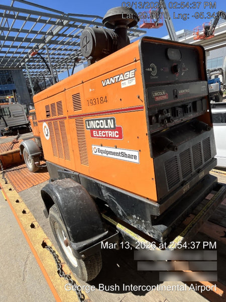 2021 Lincoln Electric Vantage 549X Ready Pak 3, ORANGE (includes trailer, cable rack, fender light kit)