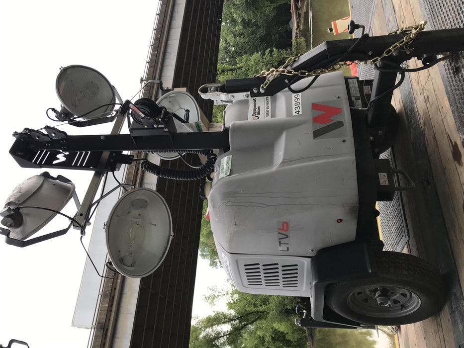 2019 Wacker Neuson LTV6L-MH Wacker Neuson LTV6L Mobile Light Tower w/Fuel Level Sensor Installed