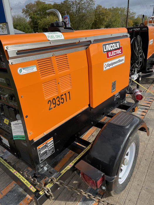 2022 Lincoln Electric LE400 Kubota V1505, Trlr, Cable Rack, Light Kit, ES Decals, T3