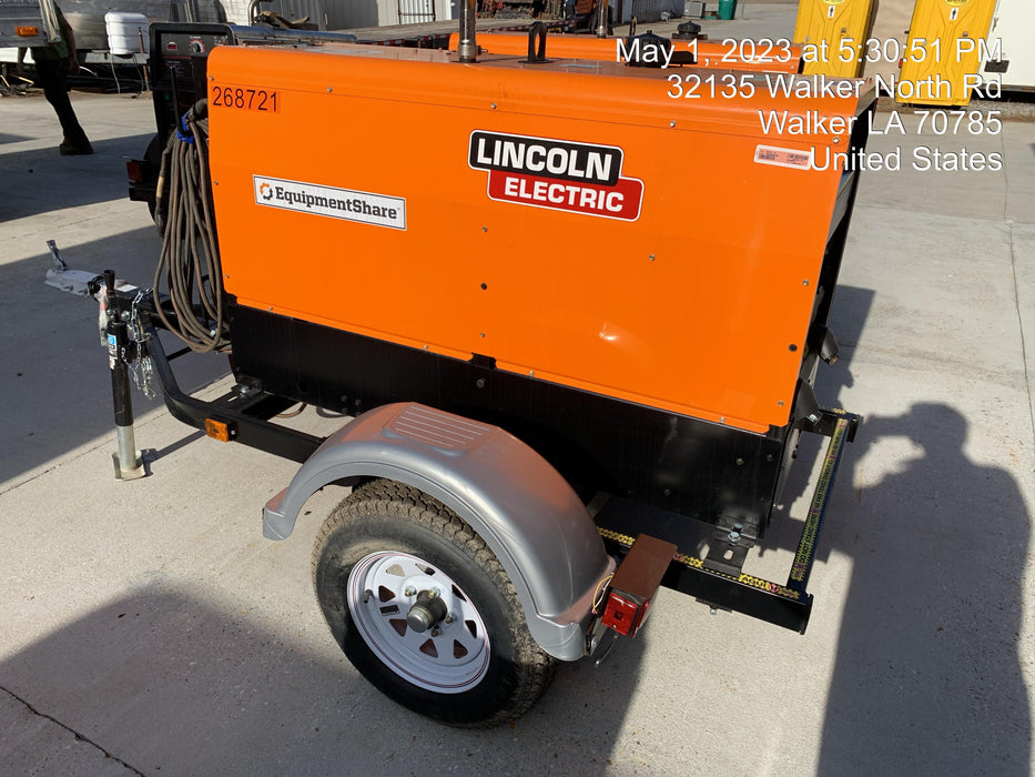 2022 Lincoln Electric LE400 Kubota V1505, Trlr, Cable Rack, Light Kit, ES Decals, T3