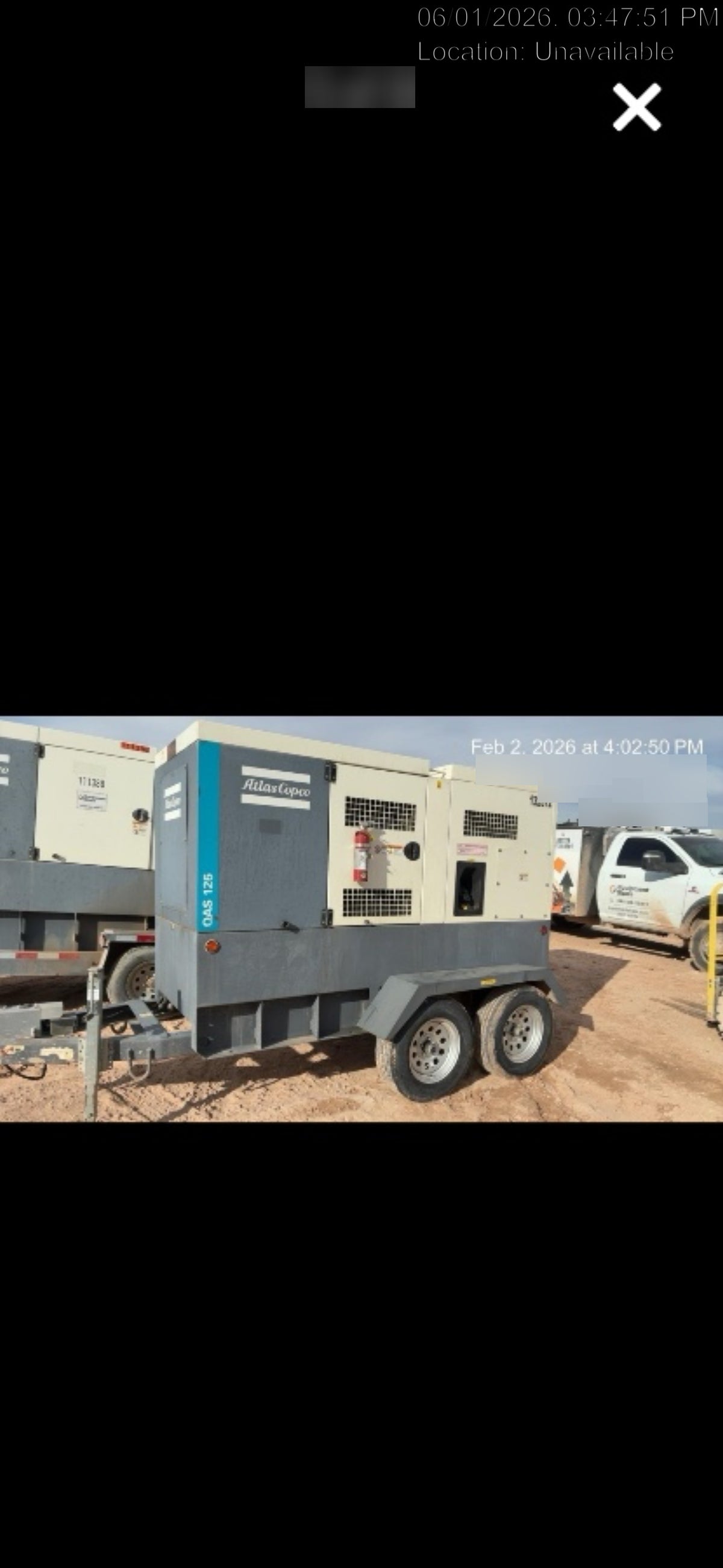2021 ATLAS COPCO QAS 125