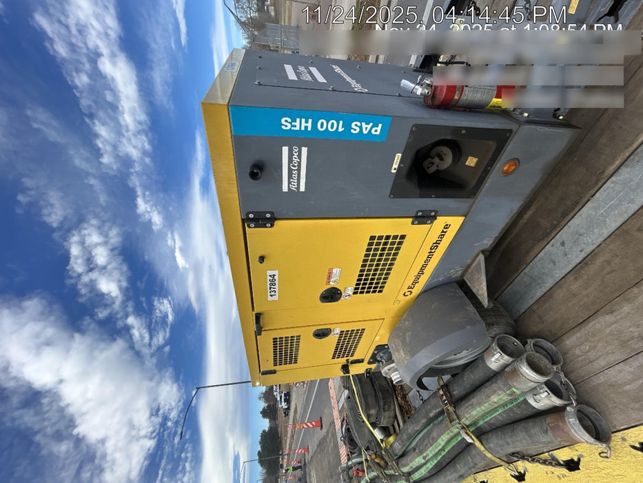 2021 ATLAS COPCO PAS 100 HF CS Enclosed