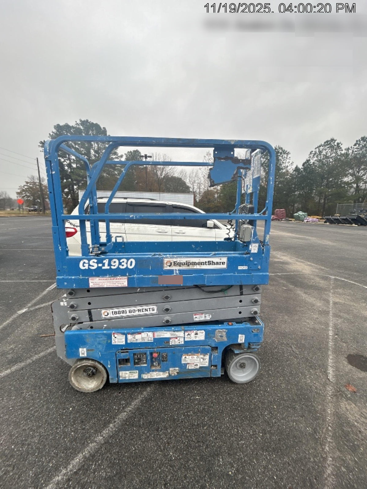 2020 Genie GS-1930 Fixed rails with chain entry gate - Pre A92.20