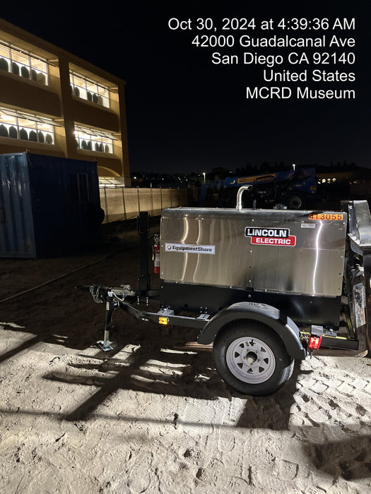 2024 Lincoln Electric LE400 Kubota V1505, Trlr, Cable Rack, Light Kit, ES Decals, T3