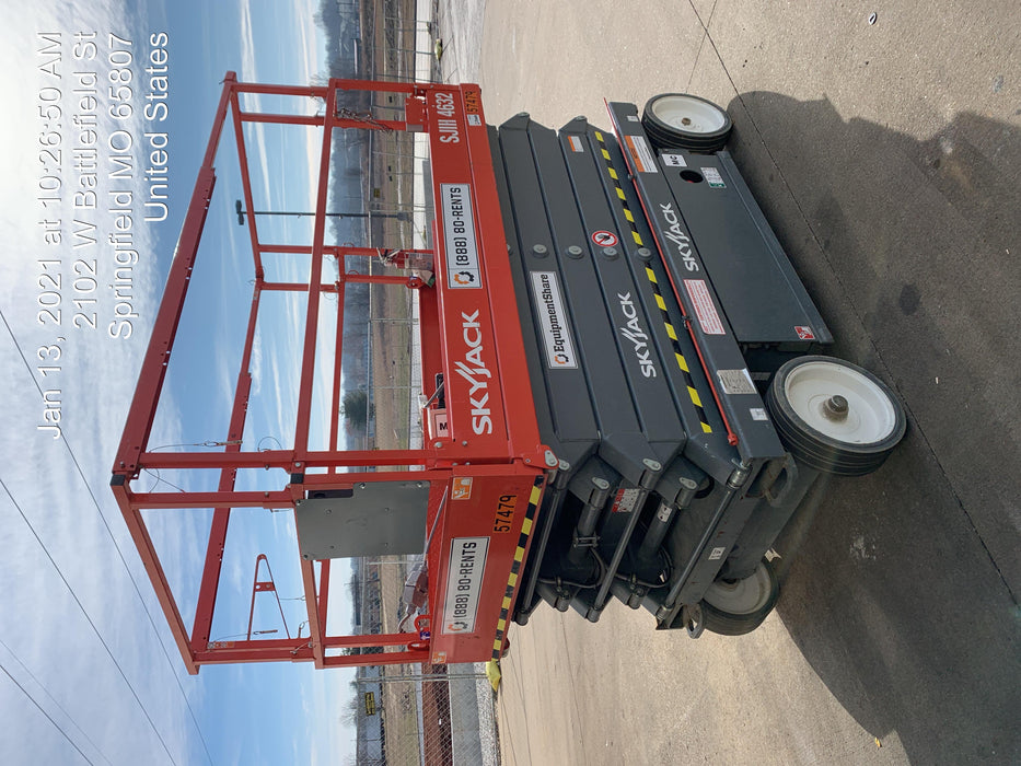 2018 Skyjack SJIII-4632 Standard Rental Specs
