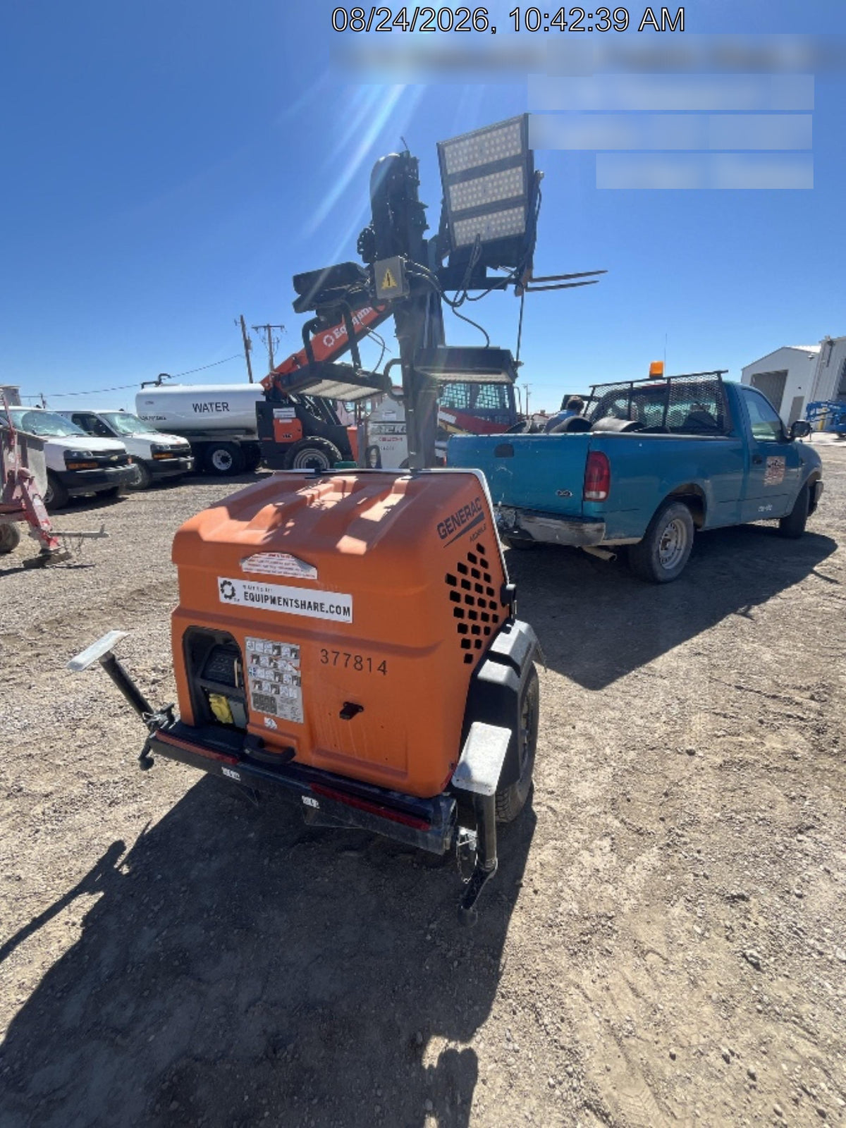 2023 Generac MLT2 Diesel, Flex Switch 120V Input, Powerzone Controller, 
(4) 320W LED Lights, 4kW Generator, 39.9 Gal Fuel Tank, 2" Ball, T3