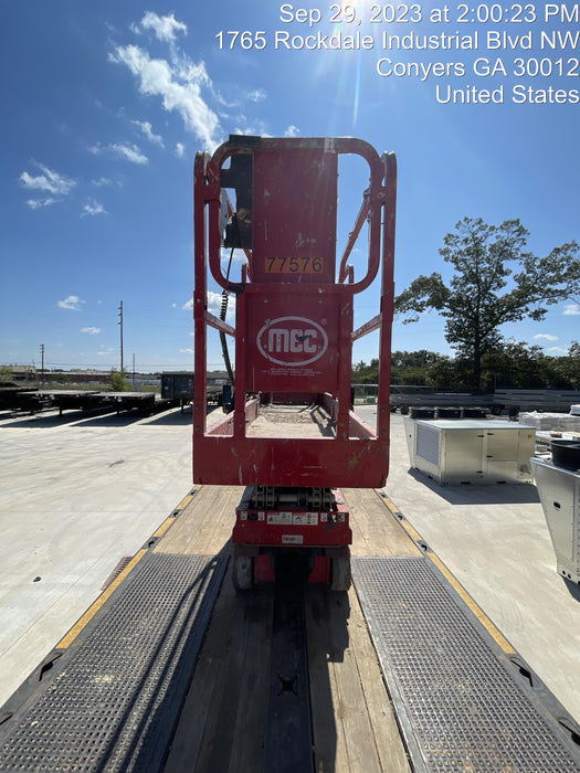 2021 Lgmg AS1932E Electric Drive, Solid Non Marking Tires, Dual Beacons