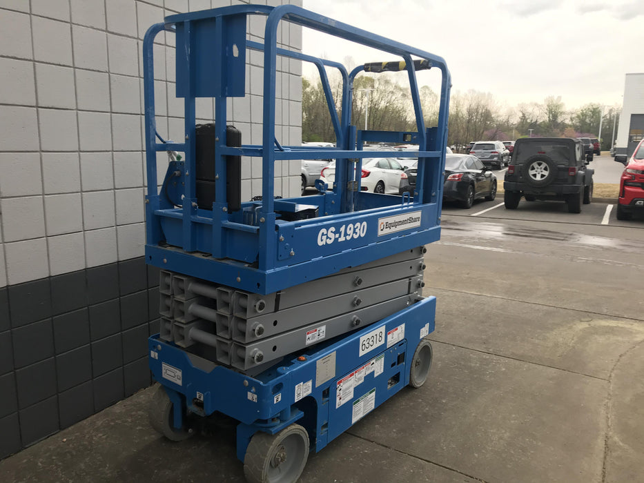 2020 Genie GS-1930 Solid Non Marking Tires, Beacon, Folding rails with half height swing gate