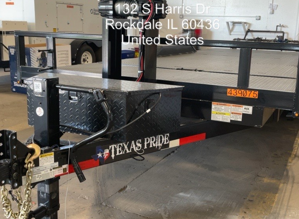 2024 TEXAS PRIDE TRAILERS 21' Lowboy Gravity Tilt Bed 14K Bumper Pull Trailer