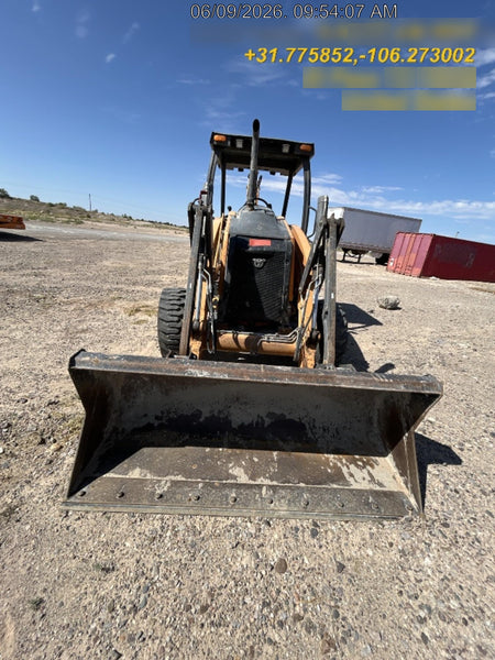 2019 Case 580N EP Canopy, 4WD, GP Front Bucket, Standard Stick, 2-Way Aux Hydraulics, ISO Controls