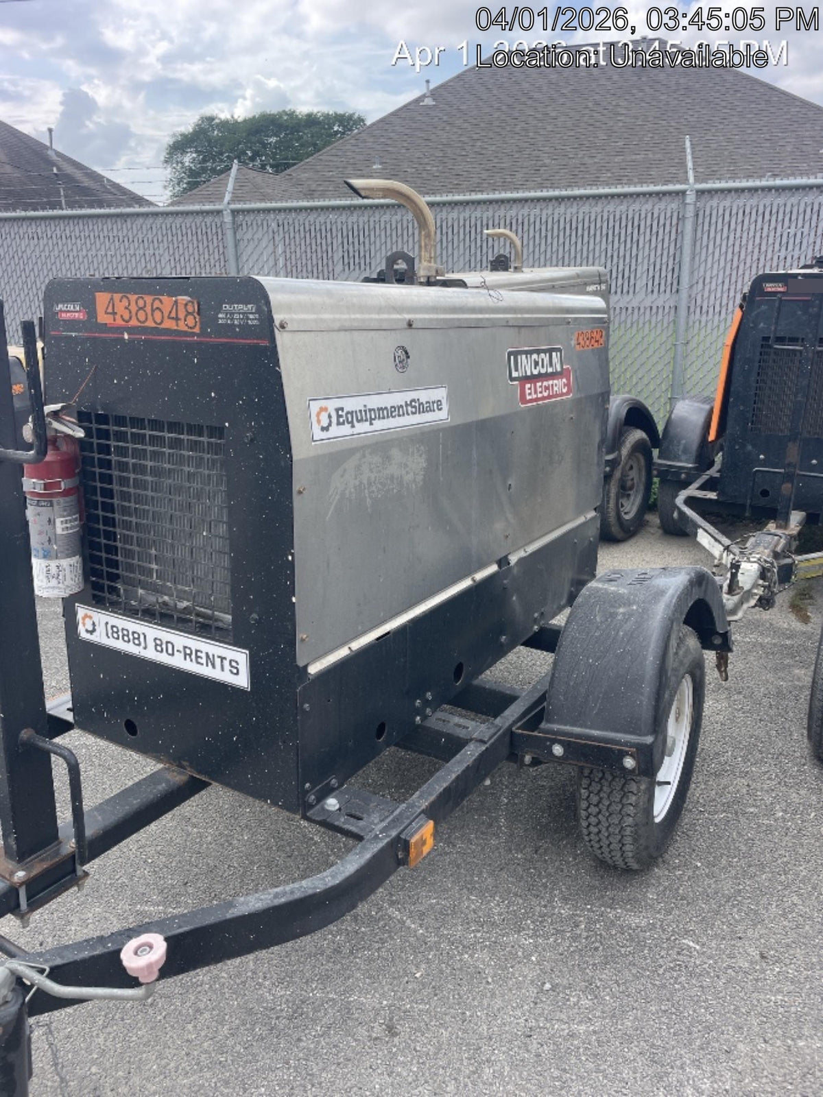 2024 Lincoln Electric LE400 Kubota V1505, Trlr, Cable Rack, Light Kit, ES Decals, T3
