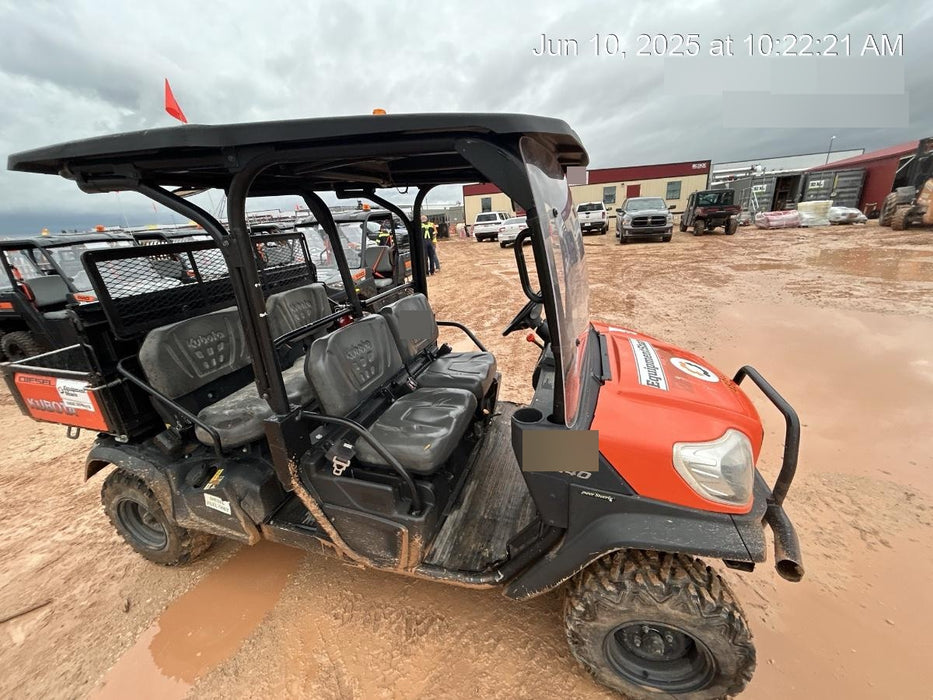2019 Kubota RTV-X1140W-H 4WD, LED Strobe, Windshield Tempered Glass, Plastic Canopy, Wire Harness Kit, Backup Alarm