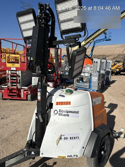 2023 Generac MLT2 Diesel, Flex Switch 120V Input, Powerzone Controller, 
(4) 320W LED Lights, 4kW Generator, 39.9 Gal Fuel Tank, 2" Ball, T3