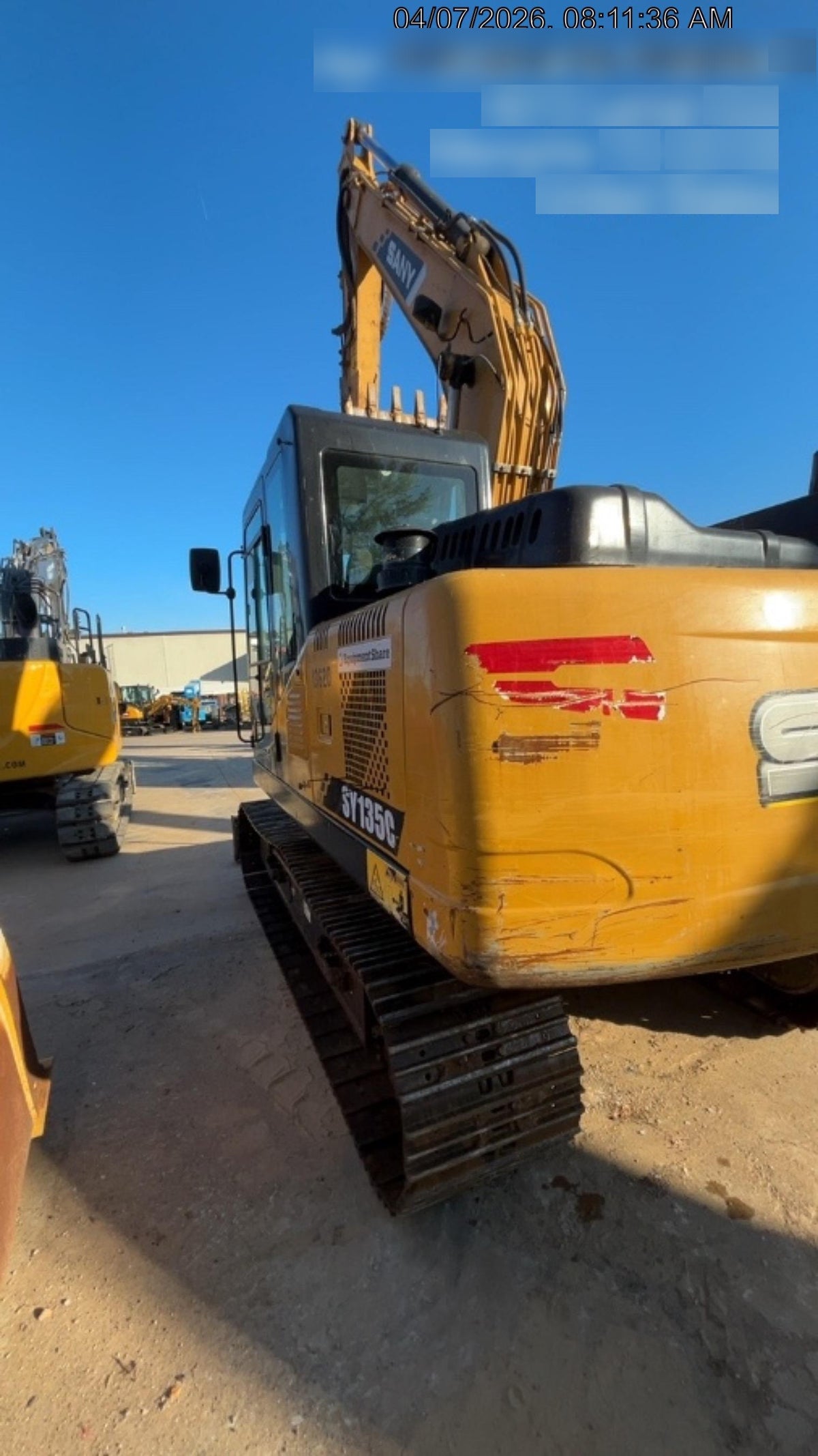 2018 SANY SY135C