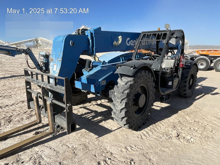 2018 Genie GTH-844 Genie GTH-844 w/Open ROPS, Solid Tires, beacon/work lights, 60" carriage/forks