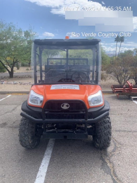 2022 Kubota RTV-X1140W-H Plastic Canopy, Windshield Acrylic Clear, LED Strobe Light, Wire Harness Kit, Back up Alarm
