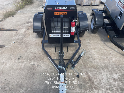 2024 Lincoln Electric LE400 Kubota V1505, Trlr, Cable Rack, Light Kit, ES Decals, T3