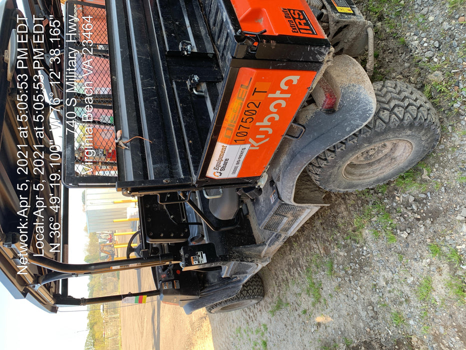 2020 Kubota RTV-X1140W-H Canopy, 4-Seater, Diesel, Windshield Acrylic Clear, Strobe Light, Backup Alarm
