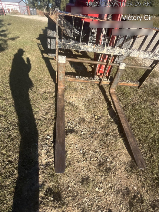 2019 Manitou MTA10055 Canopy, 120 HP, Solid Tires, Work Lights, Lift Hook, Auxiliary Hydraulics 66" Carriage and 60" Forks