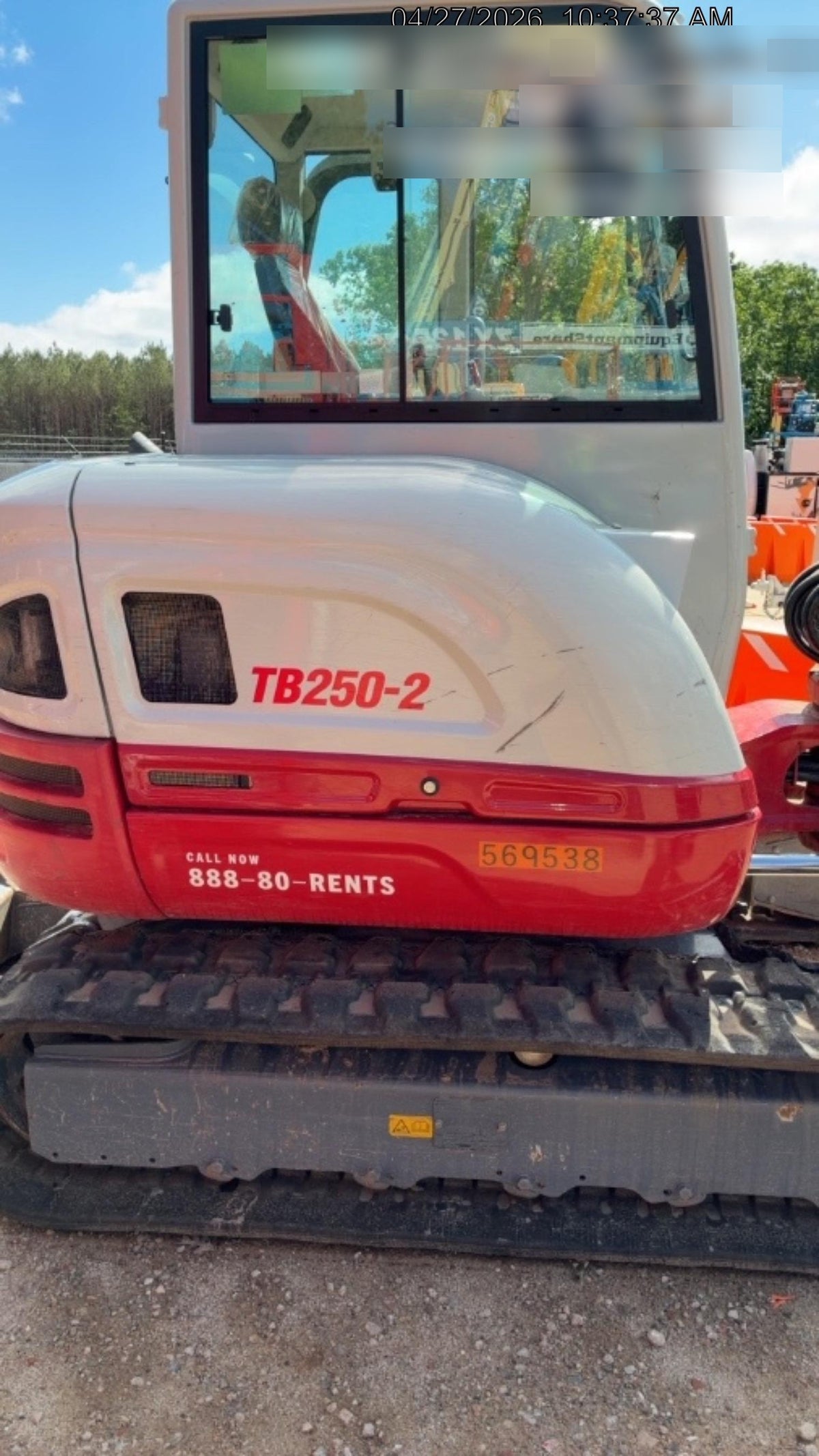 2025 TAKEUCHI TB250-2CR