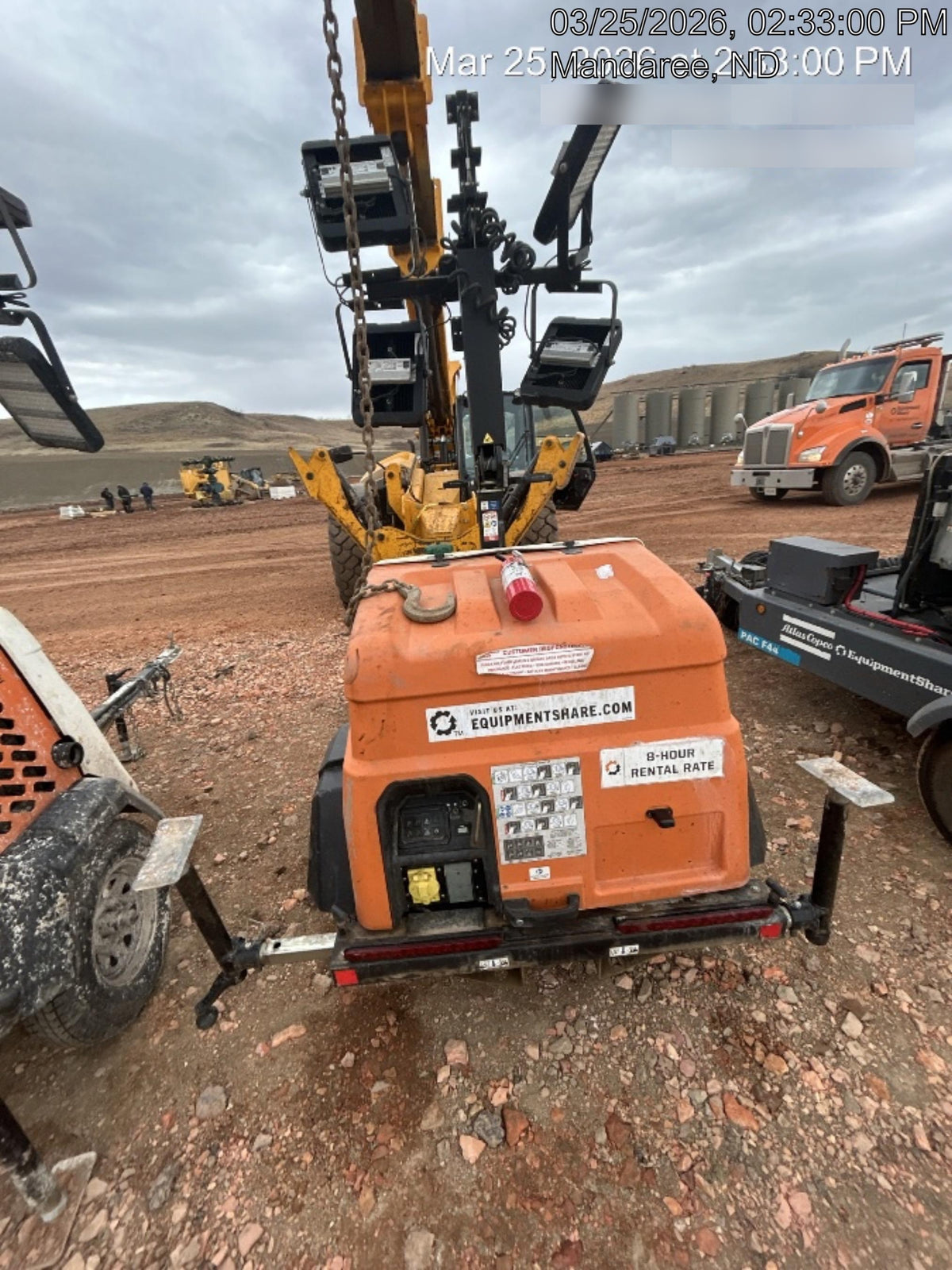 2023 Generac MLT2 Diesel, Flex Switch 120V Input, Powerzone Controller, (4) 320W LED Lights, 4kW Generator, 39.9 Gal Fuel Tank, 2" Ball, T3