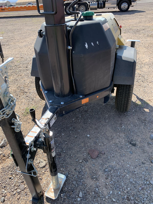 2022 Allmand NLV3GR (4) LED Light Fixture 350W, 23' Vertical Mast, 3kW Prime, Towable, ES Decals, T3