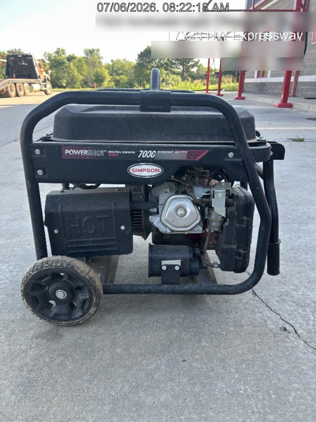 2022 Simpson SCGH8500 Honda GX390, 7KW