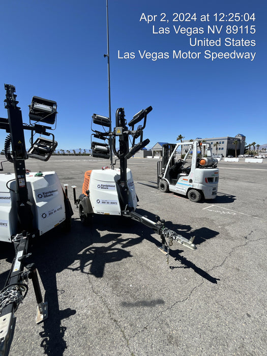 2023 Generac MLT2 Diesel, Flex Switch 120V Input, Powerzone Controller, 
(4) 320W LED Lights, 4kW Generator, 39.9 Gal Fuel Tank, 2" Ball, T3