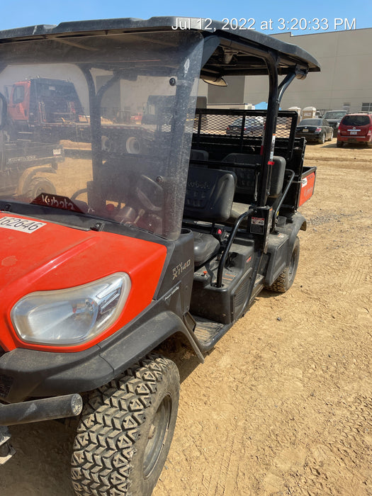 2021 Kubota RTV-X1140W-H Plastic Canopy, Windshield Acrylic Clear, LED Strobe Light, Wire Harness Kit, Back up Alarm