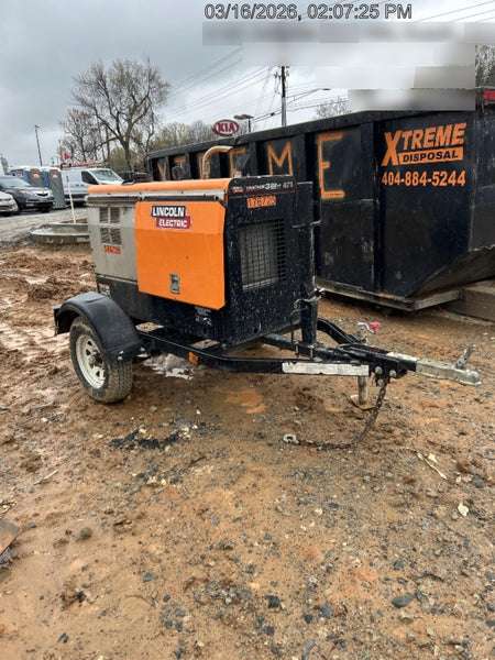2021 Lincoln Electric Vantage 322 Vantage 322 Ready Pak 3 w/ Decals, ORANGE (includes trailer, cable rack, fender light kit) NO Telematics