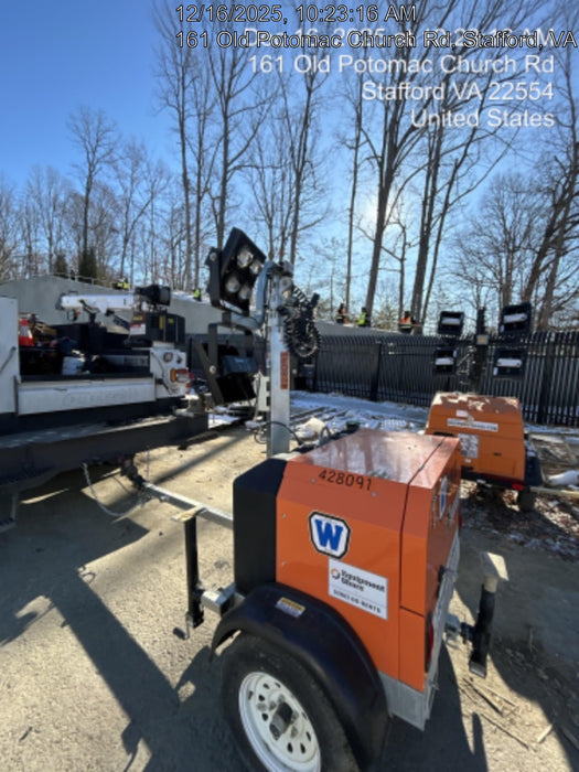 2024 Wanco WLTT-4MM4K Diesel, Deep Sea Controller, Shore Power Plug, Auto Start, (4) 350W LED Floodlights, 4kW Generator, 60 Gal Fuel Tank, 2" Ball, T3