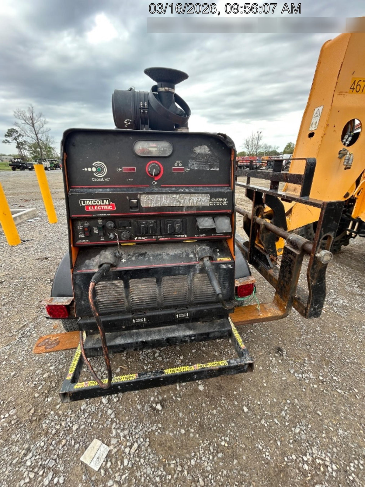 2022 Lincoln Electric Vantage 549X Crosslink Technology, Trailer Mounted, ES Decals, T3