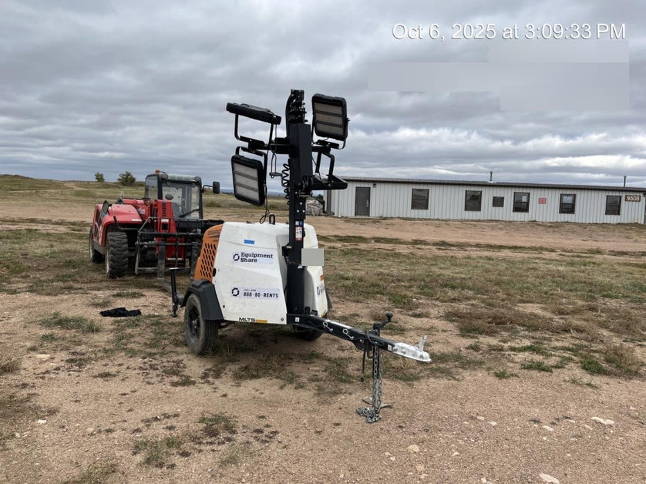 2023 Generac MLT2 Diesel, Flex Switch 120V Input, Powerzone Controller, 
(4) 320W LED Lights, 4kW Generator, 39.9 Gal Fuel Tank, 2" Ball, T3
