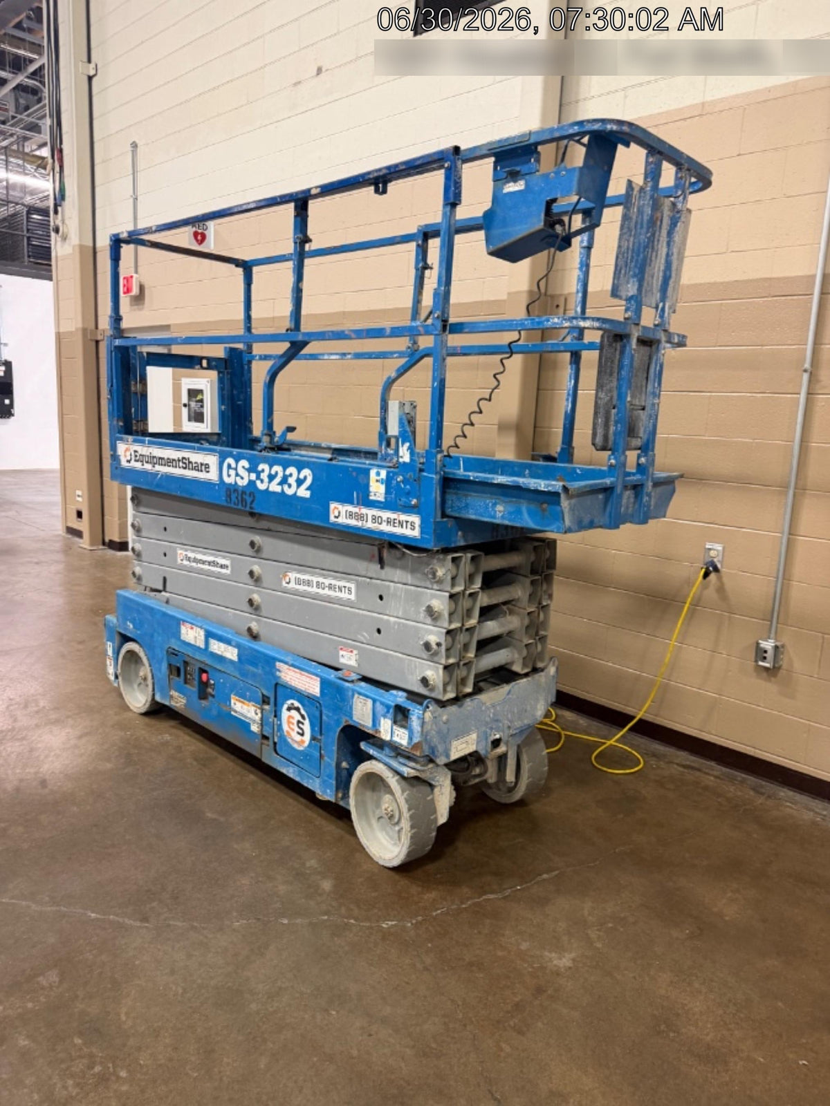 2018 Genie GS-3232 Genie GS3232 Lift w/Folding Rails and Swing Gate