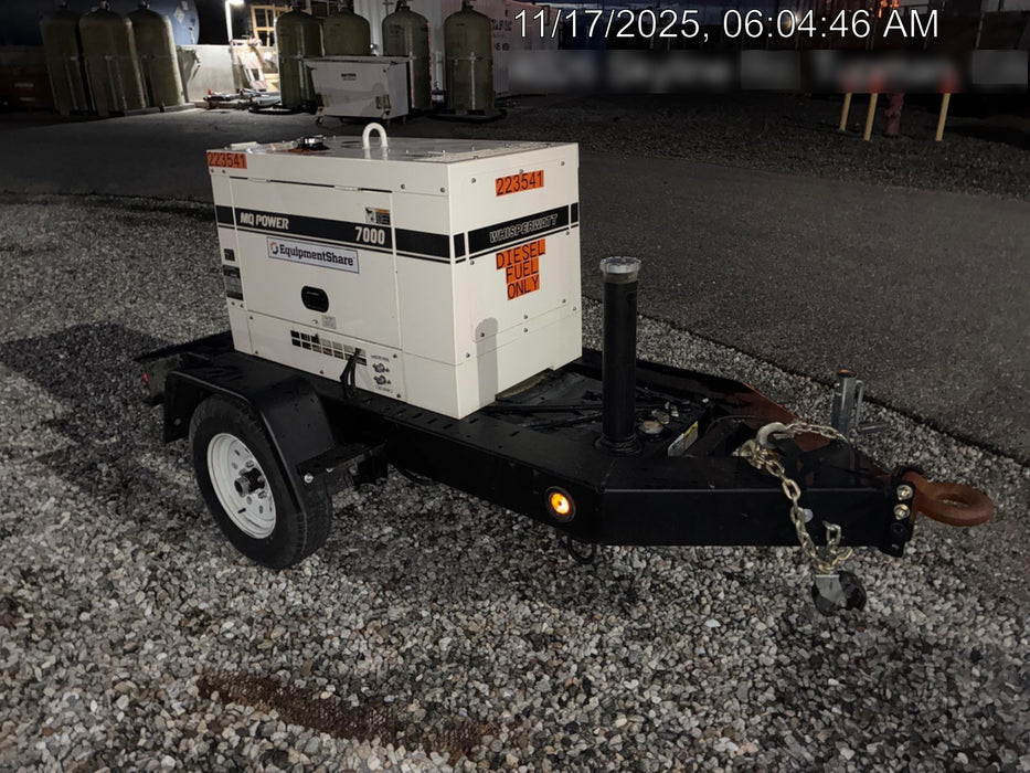 2022 Multiquip DA7000SSA3 Kubota Diesel, Trailer Mounted Package