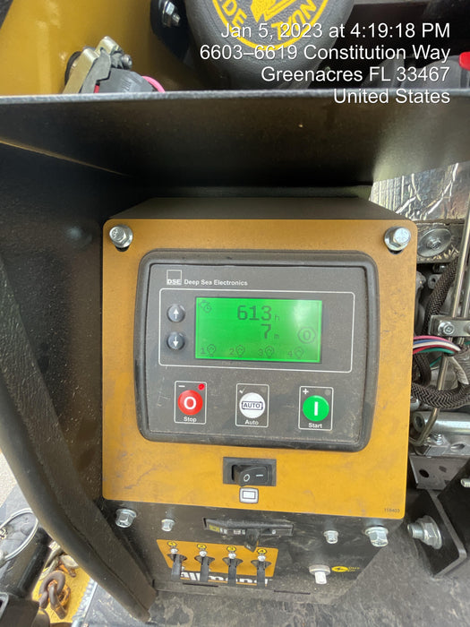 2022 Allmand NLV3GR (4) LED Light Fixture 350W, 23' Vertical Mast, 3kW Prime, Towable, ES Decals, T3