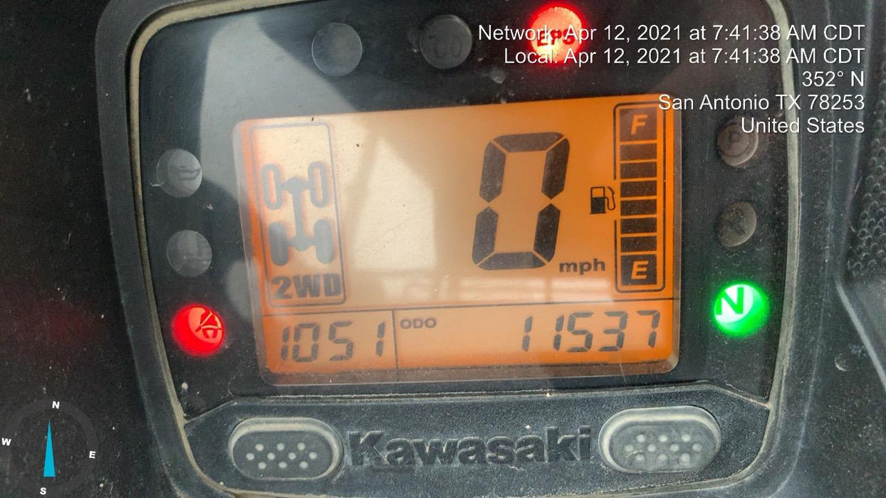 Kawasaki Mule PRO-DXT Movement Alarm, Beacon, Hard Top, ES Track Hardware