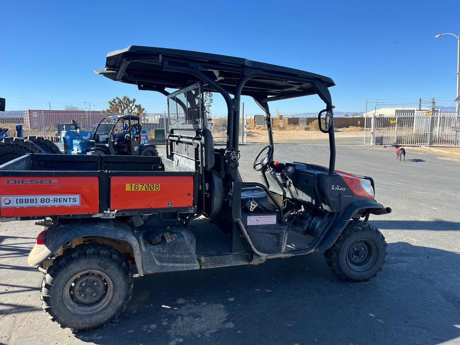 2021 Kubota RTV-X1140W-H Plastic Canopy, Windshield Acrylic Clear, LED Strobe Light, Wire Harness Kit, Back up Alarm