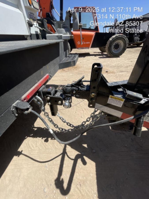 2025 TEXAS PRIDE TRAILERS 21' Lowboy Gravity Tilt Bed 14K Bumper Pull Trailer