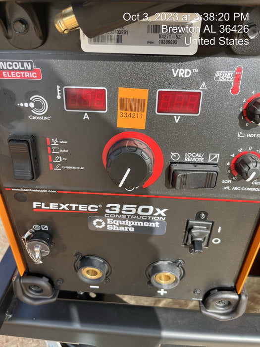 2023 LINCOLN ELECTRIC FLEXTEC 350X