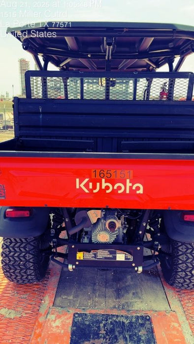 2021 Kubota RTV-X1140W-H Plastic Canopy, Windshield Acrylic Clear, LED Strobe Light, Wire Harness Kit, Back up Alarm