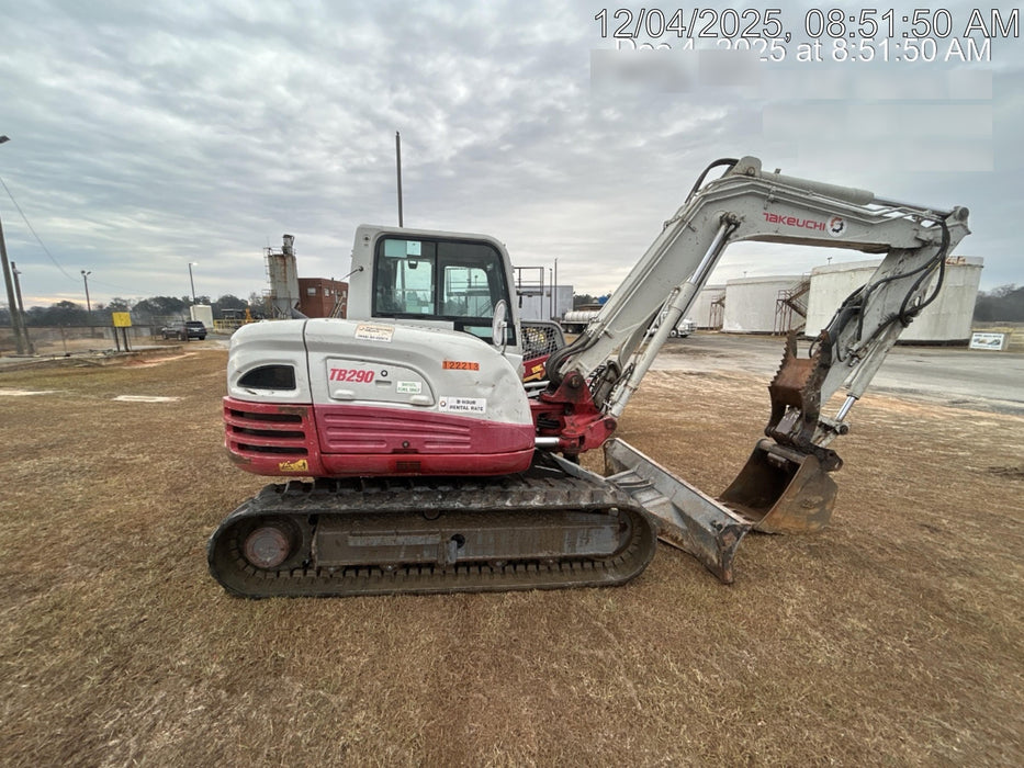 2020 Takeuchi TB290C Cab/Heat/Air, Rubber Tracks, Manual TAG QC