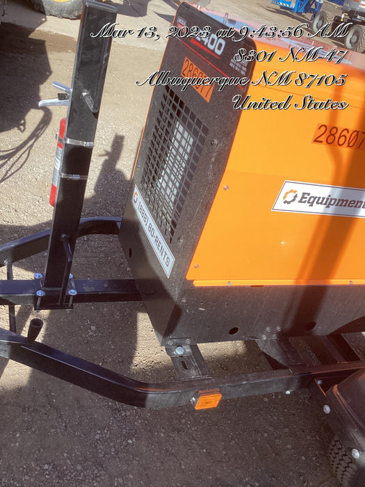 2022 Lincoln Electric LE400 Kubota V1505, Trlr, Cable Rack, Light Kit, ES Decals, T3